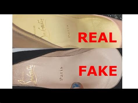 red bottom shoes real vs fake